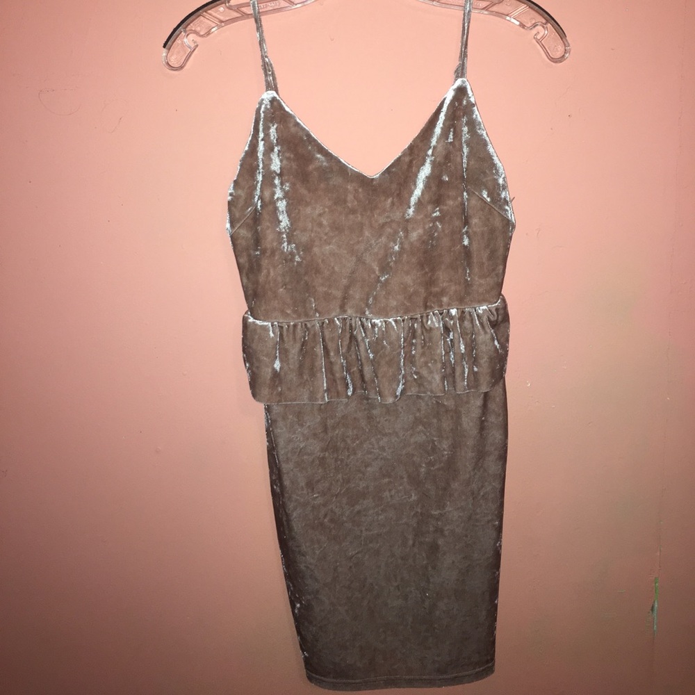 Charlotte Russe Pink Velvet Dress